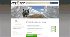Desktop Screenshot of apemap.de